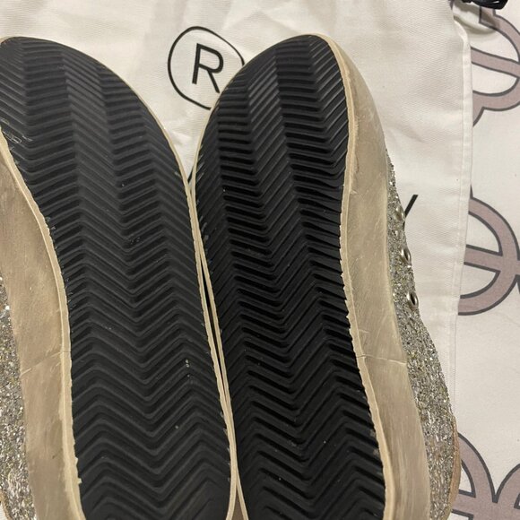 Golden Goose Glitter Sparkle Sneakers Size 7/37 - Picture 2 of 8